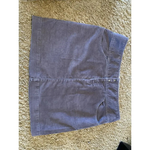 Athleta Womens Black Purple Athletic Corduroy Skirt Size Large Lot Of Two - Picture 3 of 10